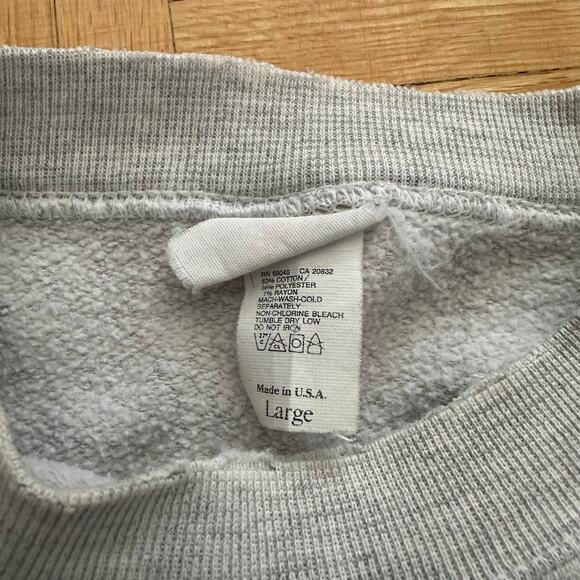 Vintage 90s Notre Dame Athletic Dept sweatshirt Size Large Made in USA - Picture 4 of 6